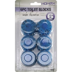 6 Pcs Toilet Blocks