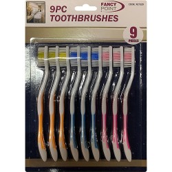 9 Pcs Toothbrush Set