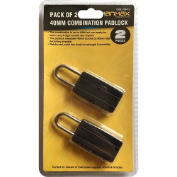 2 Pack 40mm Combination Lock