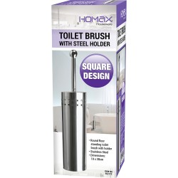 Steel Toilet Brush & Holder