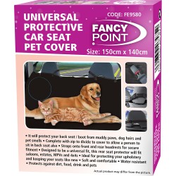 New Car Seat Cover Protector Waterproof&Boot Liner Mat Pet Dog Animal Rear Black