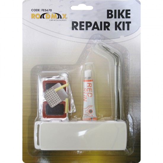 Bike Repair Kit, For bike repairs in case of Breakdown, Tyre Glue, Adhesive.