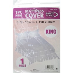 NEW*PLASTIC KING MATTRESS PROTECTOR BED WETTING SHEET COVER WATER COFFEE TEA PROTECT