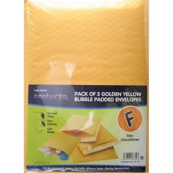 3 Pack Bubble Padded Envelope (F)