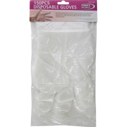 150 X HIGH QUALITY DISPOSABLE CLEAR GLOVES CLEAN HANDS GARDEN HOUSEHOLD