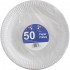 50 Pack High Quality Extra Strong Disposable PAPER Plates Microwave Safe
