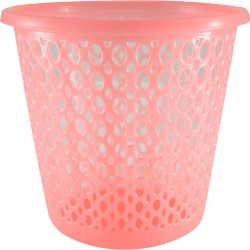 Plastic Waste Basket Assorted Colours, Rubbish, 