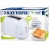 NEW 2 Slice 700W Easy Clean | Non Stick | Toaster | White Defrost Function