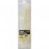 NEW 100PC PLASTIC NYLON WHITE NATURAL STRONG CABLE TIES ZIP TIE WRAPS