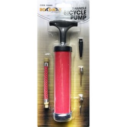 T-Handle Bicycle Pump Inflating Cycle Tyres Air Bed Sport Balls Toys Pumps NEW