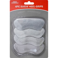 NEW 4PCS SUEDE HEEL GRIPS ONE SIZE FITS ALL SHOE CARE FOR COMFORTABLE LONG WALK