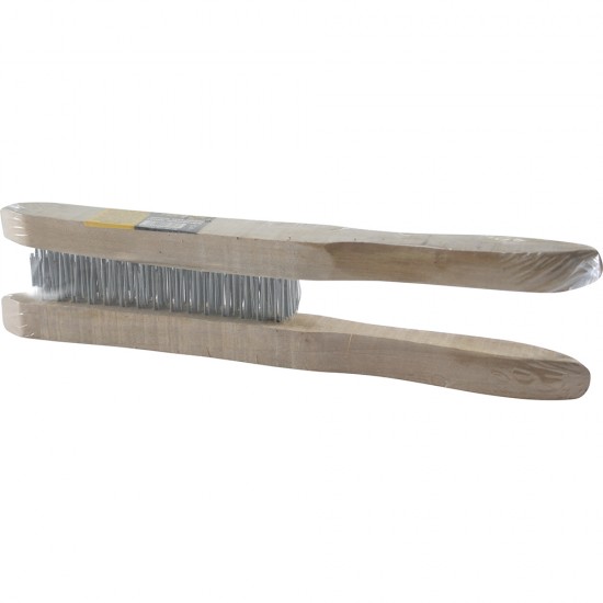2 Pcs Wooden Wire Brush